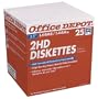 Office Depot(R) 3 1/2" Bulk Diskettes, IBM(R) Format, DS/HD, Black, Box Of 25