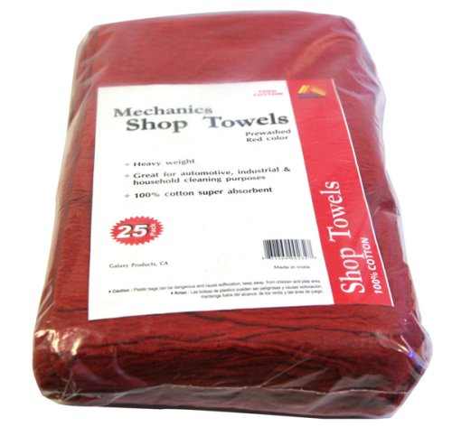 Tools: Paint Essentials 14 by 14 Inch Shop Towels, 25 Pack #RST25