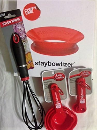 Now Designs Red Staybowlizer Deluxe Mix / Gift Set Now Designs Red