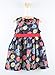 Lilax Girls' Blossom Crepe Easter Princess Dress