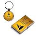 The Mind Is Everything Buddha Keychain & Card Holder Gift Combo By QuoteSutra RS.600.00