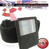 i-nique ipod nano 3G Colour-me Black Silicone case + armband