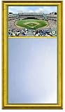 Oakland Athletics McAfee Coliseum Stadium Large Mirror