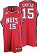 Vince Carter Red adidas NBA Swingman New Jersey Nets Youth Jersey - Medium (10-12)