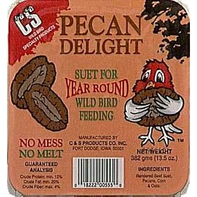Pecan Delight Suet (12555) by C&S Products