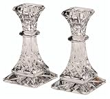 Waterford Crystal Lismore 6-Inch Candlestick Holders, Set of 2