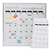 Wall Calender Magnetic and Dry Erase, White