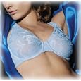 Olga Women's Sheer Tapestry Underwire Minimizer Bra #35984