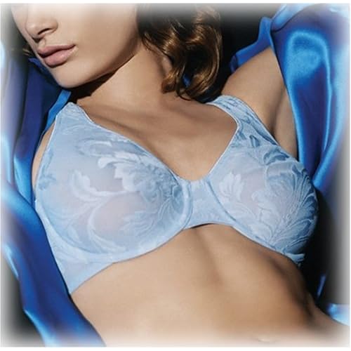 Olga Women's Sheer Tapestry Underwire Minimizer Bra