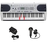 Musical Instruments : Casio LK45 Lighted Keyboard with Power Supply and Microphone