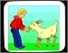 Mouse Pad with humans, human, body, individuals, people, individual, child, boy, persons, farm, person, goat