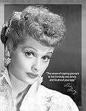 Lucy - Staying Young Metal Tin Sign , 12x16