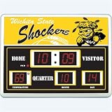 Wichita State Shockers NCAA Scoreboard Clock & Thermometer (14x19)