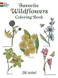 Favorite Wildflowers Coloring Book   [FAVORITE WILDFLOWERS COLOR BK] [Paperback]