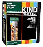 KIND Fruit & Nut, Apple Cinnamon & Pecan, Gluten Free Bars (Pack of 12)