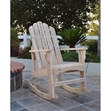 Marina Porch Rocker in Natural Finish: Natural