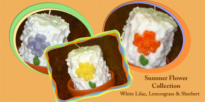 Hand Cake Flower Candles