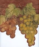 Burgundy Grapevine Wallpaper Border
