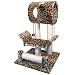Go Pet Club Cat Tree Condo House, 18W x 17.5L x 28H Inches, Leopard