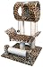 Go Pet Club Cat Tree Condo House, 18W x 17.5L x 28H Inches, Leopard