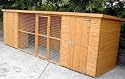 UK Kennels Sussex 16Ft X 4Ft Double Kennel And Run