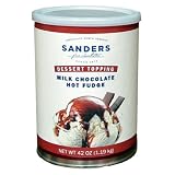 Sanders Milk Chocolate Hot Fudge Dessert Topping, 42-Ounce Containers (Pack of 4)