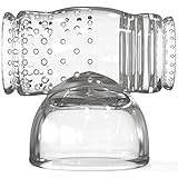 Healthy Vibes Male Masturbator Massage Tube Sleeve Attachment for the Hitachi Magic Wand Massager - Pocket Pussy for Massage Wands