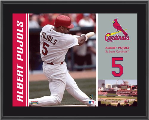 Albert Pujols Plaque | Details: St. Louis Cardinals, Sublimated, 10x13, MLB Plaque