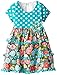 Bonnie Jean Little Girls' Dot and Floral Knit Tiered Dress