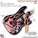 Metal Flames Red WraptorSkinz Skin fits Rock Band Stratocaster Guitar for Nintendo Wii, XBOX 360, PS2 & PS3 (GUITAR NOT INCLUDED)