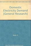 Domestic electricity demand