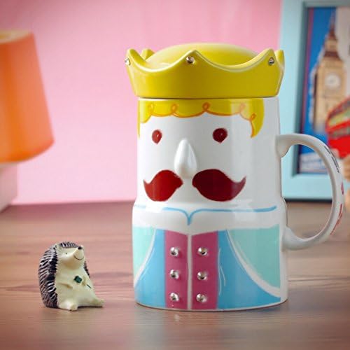 Qingstart Creatived Ceramic Coffe Mug,Christmas Gift Idea (King)