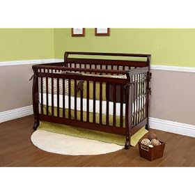 Nursery Smart Mocha Amelia 4-in-1 Convertible Baby Crib