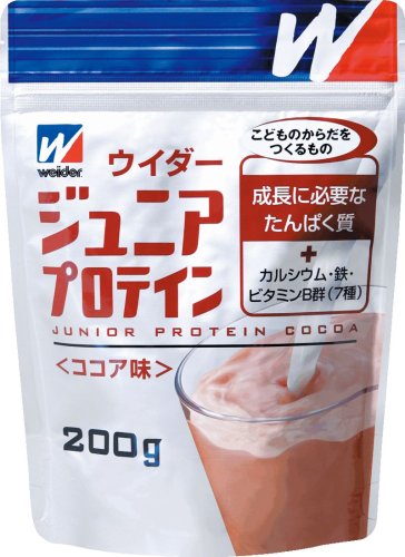 ウイダー ジュニアプロテイン ココア味 200g