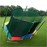 Sporting Goods : SportsTramp 9x14 FT Rectagon Trampoline with Safety Cage