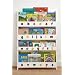 The Tidy Books Children's Bookcase - Perfect book display and storage for your children (White, Lowercase)