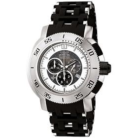 Invicta Men’s Exclusive Sea Spider II Collection Chronograph Black Rubber Watch #F0033