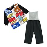 ▲▽ディズニー【Disney】国内正規品△▼カーズあったか三層キルトはらまき付きパンツ前開きパジャマ（練習ボタン）80cm：90cm：95cm (95cm, カーズ)