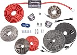 Rockford Fosgate RFK4D 4-gauge dual amplifier complete wiring kit