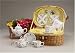 BEST SELLER! Deluxe 18 piece porcelain tea set including 2 sets of cutlery!