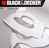 BLACK & DECKER X1060 1900WATT CORDELESS IRON (220 VOLT- WILL NOT WORK HERE IN USA & CANADA)