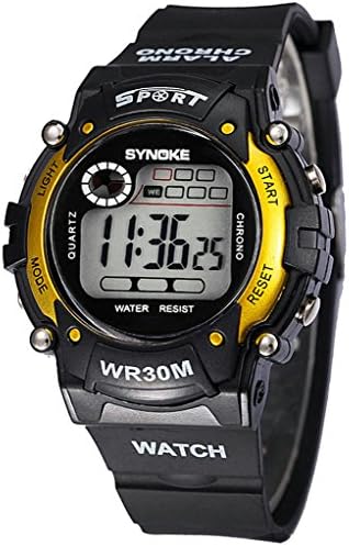 30m Water-proof Digital Kids Sport Watches For 7-15 Years Old Boys Girls Gold