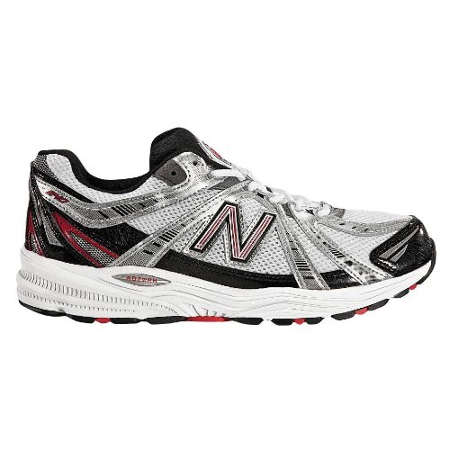 New Balance Men's MR840 Running Shoe,Silver/Red,13 2E US