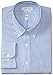 Van Heusen Men's Pinpoint Regular Fit Stripe Button Down Collar Dress Shirt, Blue, 15.5