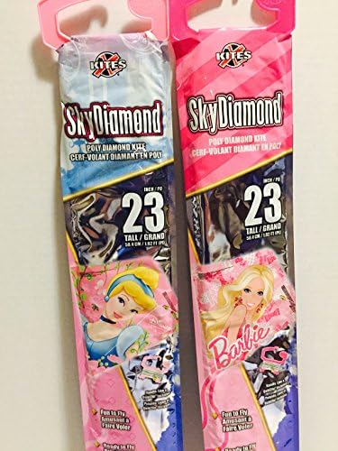 Very Girl Kite Bundle - Includes 2 Kites - One Barbie, plus One Princess