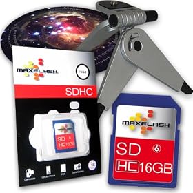 BLAZING 16GB SDHC Class 6 ( Secure Digital High Capacity ) Memory Card for Canon PowerShot SD780 IS / PowerShot SX20 IS / Digital Rebel Xsi and More Digital Cameras ***Includes Custom Design Mousepad & Mini Tripod***