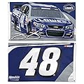 WinCraft Jimmie Johnson #48 2015 Double-Sided Horizontal Flag, 3x5-Feet