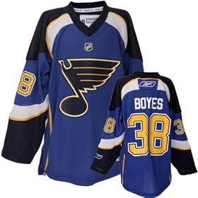 st louis blues hockey jerseys #28 Brad Boyes youth replica jersey
