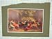 Antique Colour Print People Music Harp Lake Mountains