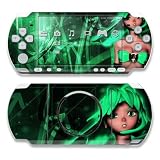 PSP 3000- Skin - Ghost In The Game (Green)